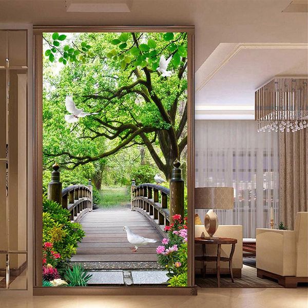 p wallpaper modern forest wood bridge 3d wall murals living room l entrance backdrop wall decor nature landscape fresco
p wallpaper modern forest wood bridge 3d wall murals living room l entrance backdrop wall decor nature landscape fresco