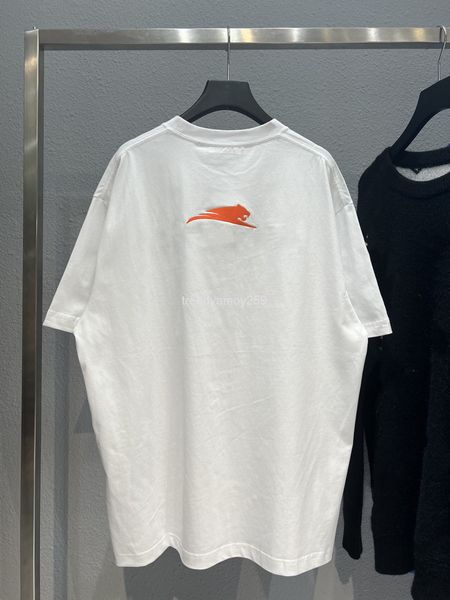 women's t-shirt spring and summer high version b family year tiger exclusive embroidery pullover round neck loose t-shirt short sleeve, White
women's t-shirt spring and summer high version b family year tiger exclusive embroidery pullover round neck loose t-shirt short sleeve, White