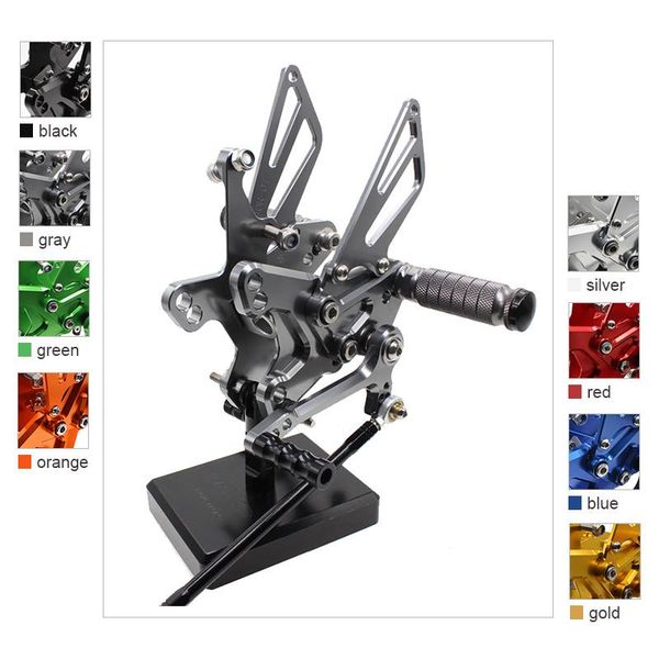 алюминиевая регулируемая мотоцикл rearsets сзади наборы педаль колышки подножка для zx10r 2011-2020 zx 10r 2012 2013 2014
алюминиевая регулируемая мотоцикл rearsets сзади наборы педаль колышки подножка для zx10r 2011-2020 zx 10r 2012 2013 2014