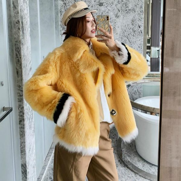 natural real fur coat autumn winter sheepskin coat female wool genuine leather jacket women clothes 2020 double-faced t41291, Black
natural real fur coat autumn winter sheepskin coat female wool genuine leather jacket women clothes 2020 double-faced t41291, Black