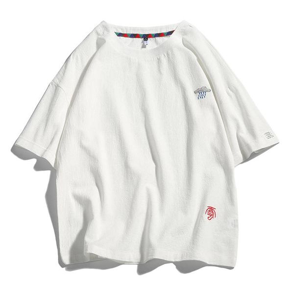 embroidered t shirt summer male tees streetwear casual harajuku chinese t shirts funny vintage high street t shirts boys, White;black
embroidered t shirt summer male tees streetwear casual harajuku chinese t shirts funny vintage high street t shirts boys, White;black