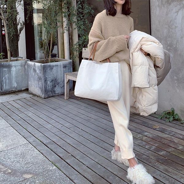 women big canvas tote ladies casual shoulder bag shopping shopper hand bags for female messenger korean fashion handbag bag
women big canvas tote ladies casual shoulder bag shopping shopper hand bags for female messenger korean fashion handbag bag