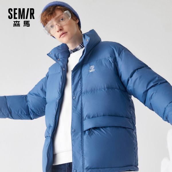 semir stand up collar down jacket men 2020 new loose short thick handsome casual warm winter coat for man
semir stand up collar down jacket men 2020 new loose short thick handsome casual warm winter coat for man