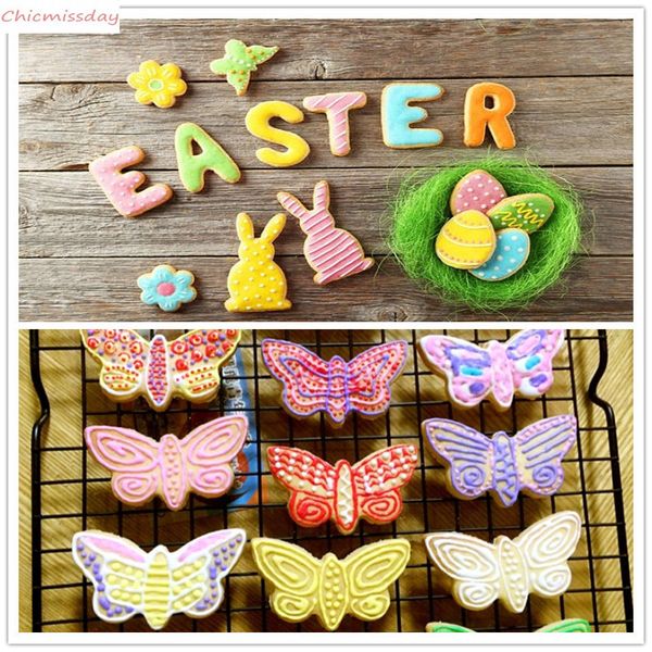 Wholesale Easter Element Cookie Mold Cutter Rabbit Chick Bunny Shape Baking Mold Stainless Steel Animals Cake Mould Bakware FY4450
Wholesale Easter Element Cookie Mold Cutter Rabbit Chick Bunny Shape Baking Mold Stainless Steel Animals Cake Mould Bakware FY4450