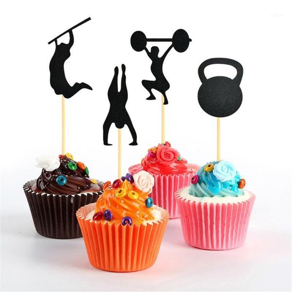 24pcs creative gym theme cake ers cake decoration picks cupcake adornment party favors supplies for fitness party1
24pcs creative gym theme cake ers cake decoration picks cupcake adornment party favors supplies for fitness party1