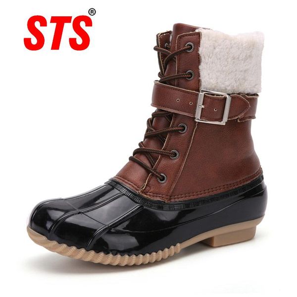 стс женские сапоги lady duck boots меха водонепроницаемая молния резиновая подошва женщины дождь узелок голеностопного обувь мех winter lady, Black
стс женские сапоги lady duck boots меха водонепроницаемая молния резиновая подошва женщины дождь узелок голеностопного обувь мех winter lady, Black