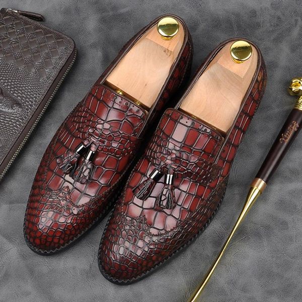 натуральная кожа формальные платье wingtip башмаки обувь аллигатор pattern остроконечные toe скольжения на мужская кисточкой бездельников am, Black
натуральная кожа формальные платье wingtip башмаки обувь аллигатор pattern остроконечные toe скольжения на мужская кисточкой бездельников am, Black