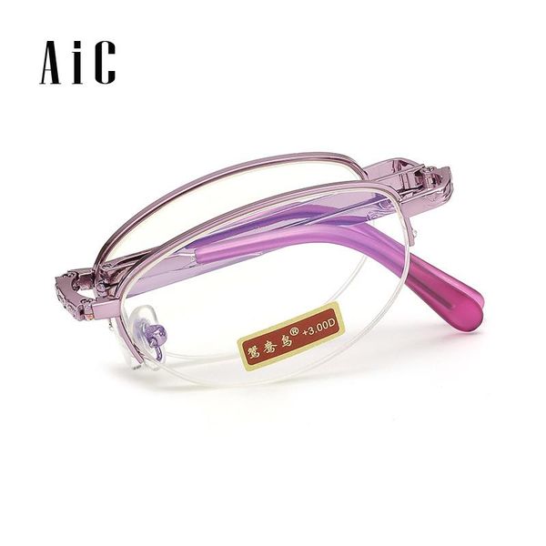 aic portable readers women reading glasses metal folding anti-blue light eye radiation protection reading glasses, White;black
aic portable readers women reading glasses metal folding anti-blue light eye radiation protection reading glasses, White;black