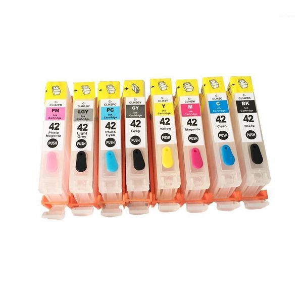 ink cartridges 8pcs cartridge cli-42 cli 42 with chip compatible for canon pixma pro-100 100s printer refillable pro-1001
ink cartridges 8pcs cartridge cli-42 cli 42 with chip compatible for canon pixma pro-100 100s printer refillable pro-1001