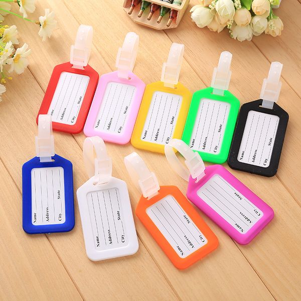 fashion travel pvc tag plastic luggage tag name cards for travel luggage labels suitcase
fashion travel pvc tag plastic luggage tag name cards for travel luggage labels suitcase