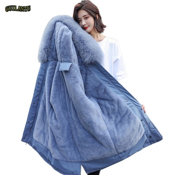 cotton liner warm coat and waterproof jacket women plus size slim long coat female winter big fur hooded parka mujer coats 201103, Black
cotton liner warm coat and waterproof jacket women plus size slim long coat female winter big fur hooded parka mujer coats 201103, Black