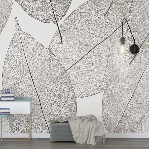 custom mural wallpaper modern minimalist leaf veins texture living room bedroom background home decor
custom mural wallpaper modern minimalist leaf veins texture living room bedroom background home decor