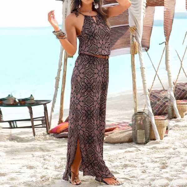 bohemian sleeveless women's dresses printed ankle length dress party dress women summer vestidos sukienka plus size #251, Black;gray
bohemian sleeveless women's dresses printed ankle length dress party dress women summer vestidos sukienka plus size #251, Black;gray