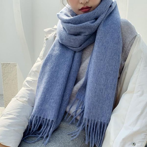 100% pure wool shawl winter cashmere scarf warm cashmere pure scarf shawl for ladies men long thickened oversized, Blue;gray
100% pure wool shawl winter cashmere scarf warm cashmere pure scarf shawl for ladies men long thickened oversized, Blue;gray