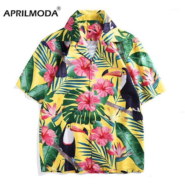 parrot hawaiian shirt short sleeve retro casual floral printed shirt 1950s 60s men street 2019 hawaii beach shirts harujuku mens1, White;black
parrot hawaiian shirt short sleeve retro casual floral printed shirt 1950s 60s men street 2019 hawaii beach shirts harujuku mens1, White;black
