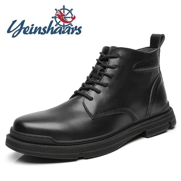 mens leather boots fashion cowboy botas vintage british style motorcycle martin boots men genuine leather non-slip botas hombre, Black
mens leather boots fashion cowboy botas vintage british style motorcycle martin boots men genuine leather non-slip botas hombre, Black