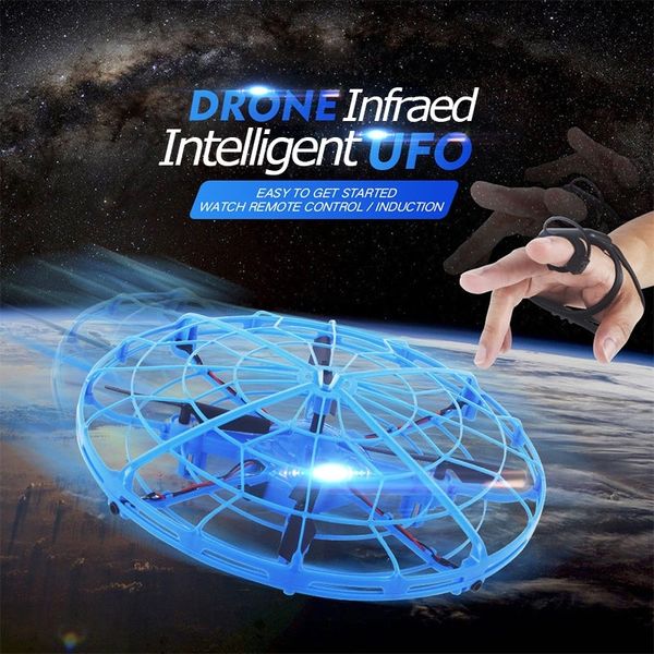 anti-collision hand induction flying ufo led mini rc drone usb infrared intelligent watch rc sensor aircraft flying toys balls y200428
anti-collision hand induction flying ufo led mini rc drone usb infrared intelligent watch rc sensor aircraft flying toys balls y200428
