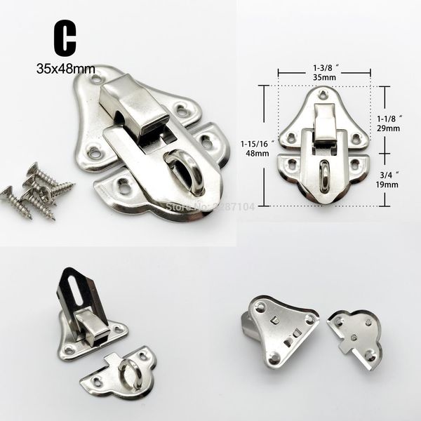 2pcs декоративные железный brass silver jewelry box подарочные вина деревянный чехол чемодан засов защелка lockable застежка может держать з
2pcs декоративные железный brass silver jewelry box подарочные вина деревянный чехол чемодан засов защелка lockable застежка может держать з