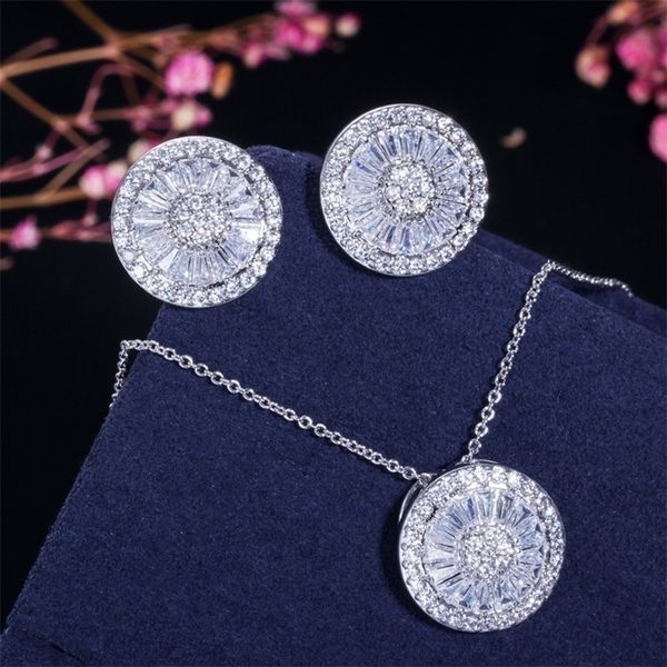 cwwzircons cz crystal women fashion jewellery shiny round cubic zircon necklace and earring jewelry set t039 201222, Slivery;crystal
cwwzircons cz crystal women fashion jewellery shiny round cubic zircon necklace and earring jewelry set t039 201222, Slivery;crystal