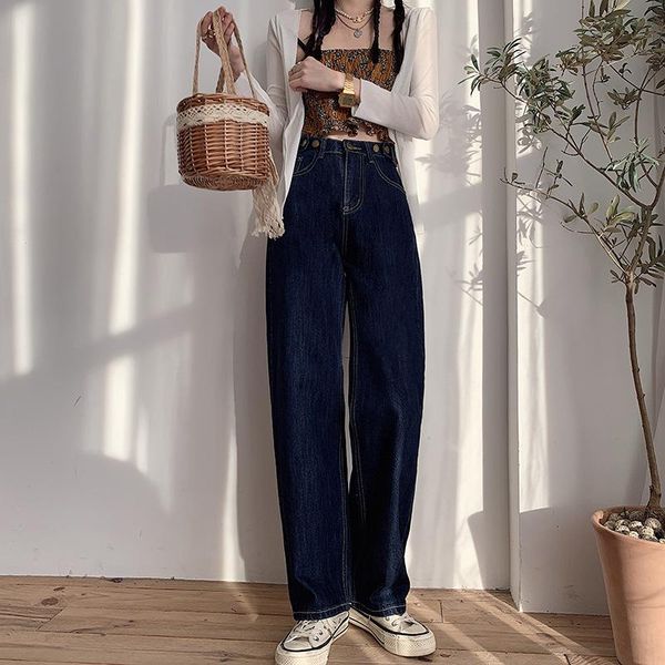 high waist hip denim pants women loose casual straight solid trousers femme autumn winter 2020 new pantalones mujer, Blue
high waist hip denim pants women loose casual straight solid trousers femme autumn winter 2020 new pantalones mujer, Blue