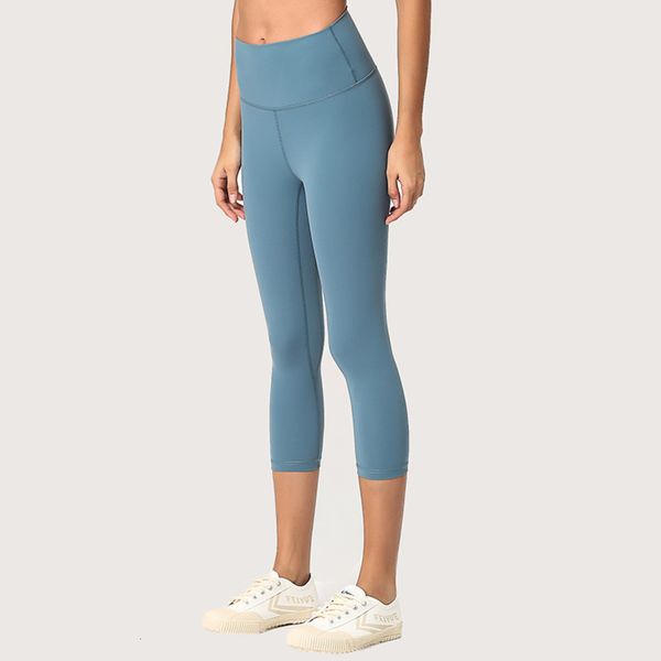 new style double side polished nude yoga pants, Black 
new style double side polished nude yoga pants, Black