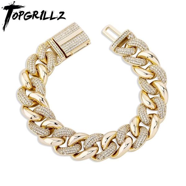 rillz men's 16mm miami cuban chain iced out zircon bracelet hip hop fashion jewelry y201007, Golden;silver
rillz men's 16mm miami cuban chain iced out zircon bracelet hip hop fashion jewelry y201007, Golden;silver