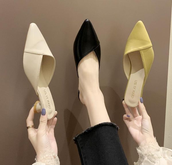 women shoes spring 2020 new style of medium heel thick heel with straight line drag wrap around woman cool mop pointed woman
women shoes spring 2020 new style of medium heel thick heel with straight line drag wrap around woman cool mop pointed woman