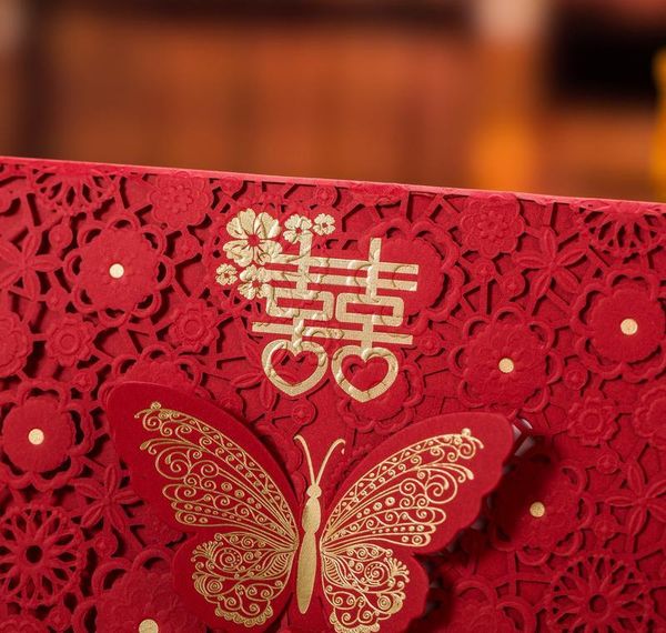30 pieces/lot) traditional overseas chinese red wedding invitation card laser cut butterfly marriage guest in sqcvgz bdenet
30 pieces/lot) traditional overseas chinese red wedding invitation card laser cut butterfly marriage guest in sqcvgz bdenet