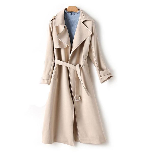 temperament windbreaker 2021 new mid-length loose korean british style black ladies spring autumn long trench coat for women 656, Tan;black
temperament windbreaker 2021 new mid-length loose korean british style black ladies spring autumn long trench coat for women 656, Tan;black