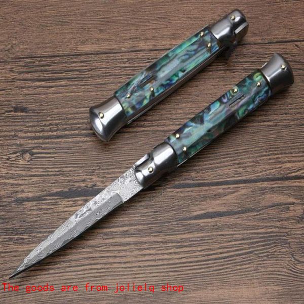inch bayonet abalone mafia silver 9 oem handle damascus blade single action pocket ita knife auto knife collection camping gift qynf hqjbo
inch bayonet abalone mafia silver 9 oem handle damascus blade single action pocket ita knife auto knife collection camping gift qynf hqjbo