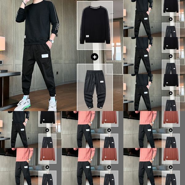 8zhvs 2020 new sportswear sweater sweatermen's spring two casual autumn cool sweater korean round neck trend pants wear piece set oksmo, Black
8zhvs 2020 new sportswear sweater sweatermen's spring two casual autumn cool sweater korean round neck trend pants wear piece set oksmo, Black