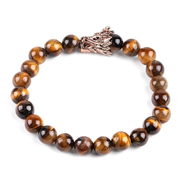 strand bracelet natural stone tiger eye 8mm gem bead retro dragon head men bracelets healing jewelry for women pulsera, Black
strand bracelet natural stone tiger eye 8mm gem bead retro dragon head men bracelets healing jewelry for women pulsera, Black