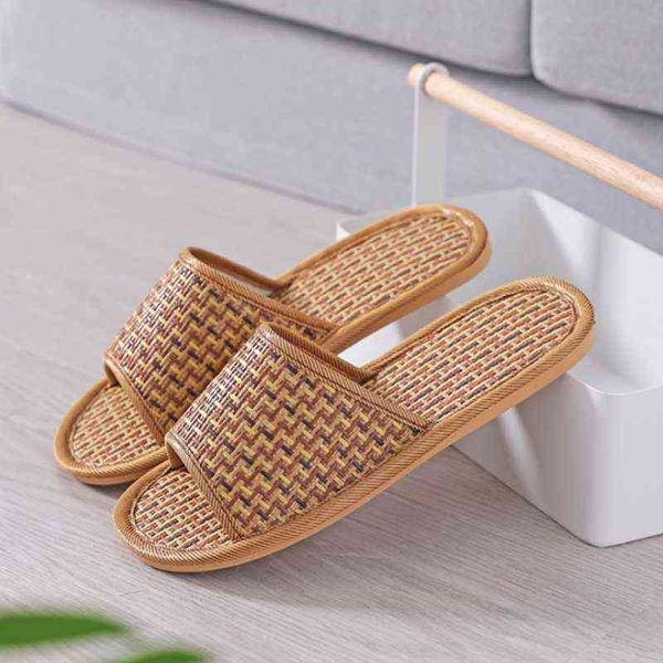 new straw wove slippers for men and women non-slip home indoor sandals and slippers y220307, Black
new straw wove slippers for men and women non-slip home indoor sandals and slippers y220307, Black
