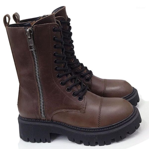 boots thick wool genuine leather cross tied round toe bottom ankle winter warm zipper women motorcycle1, Black
boots thick wool genuine leather cross tied round toe bottom ankle winter warm zipper women motorcycle1, Black