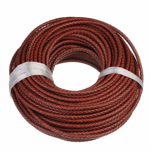 1meter round braided 6mm width brown beige genuine leather cord thread string 6mm for diy men women bracelet & necklace jllfwl, White;red
1meter round braided 6mm width brown beige genuine leather cord thread string 6mm for diy men women bracelet & necklace jllfwl, White;red