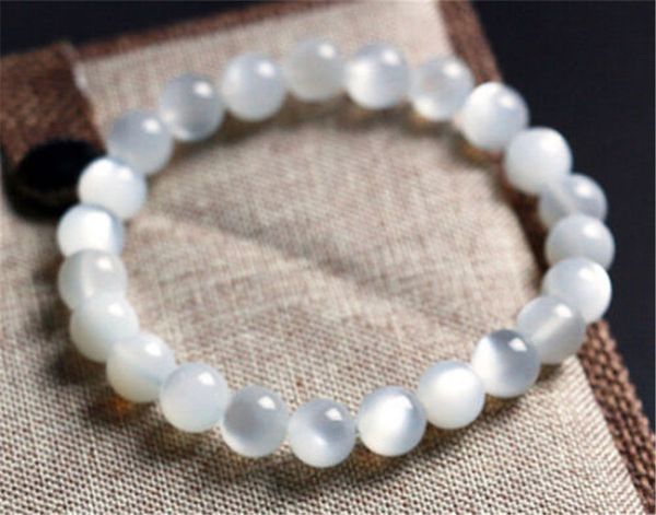 8mm white lights natural moonstone bracelets women femme stretch healing crystal round bead bracelet drop shipping, Black
8mm white lights natural moonstone bracelets women femme stretch healing crystal round bead bracelet drop shipping, Black