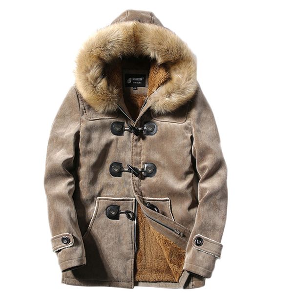 fashion- mens winter deer velvet skin blouse thickening coat outwear blouse parka, Black
fashion- mens winter deer velvet skin blouse thickening coat outwear blouse parka, Black