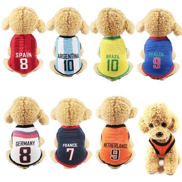 dog apparel pet football print vest clothes for dogs costume sports t-shirt clothing plus size -drop1
dog apparel pet football print vest clothes for dogs costume sports t-shirt clothing plus size -drop1