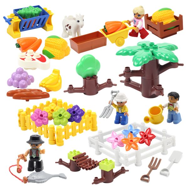 big particles assemble building blocks kids toys creativity accessories tools trunk flower fence compatible with duplo farm set
big particles assemble building blocks kids toys creativity accessories tools trunk flower fence compatible with duplo farm set