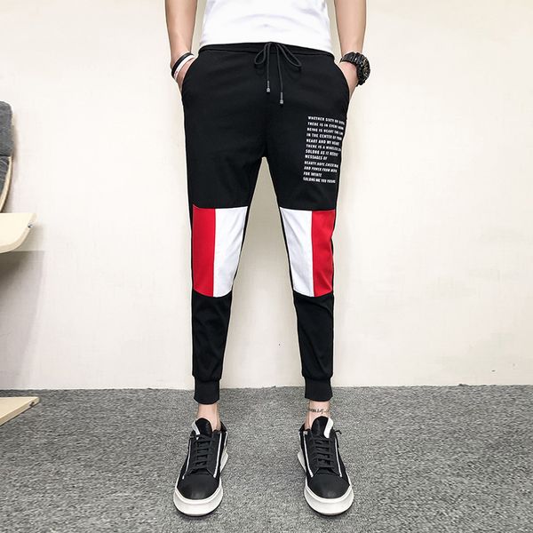 2021 new summer streetwear men slim fit jogger harem pants fashion striped printed men's casual pant pantalones 3ixj, Black
2021 new summer streetwear men slim fit jogger harem pants fashion striped printed men's casual pant pantalones 3ixj, Black