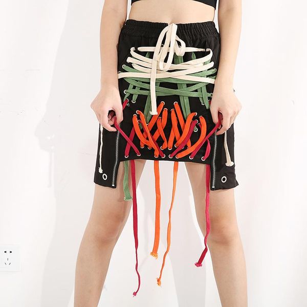 handmade cross bandage irregular entanglement skirt 2021 new women 3d pocket nulti-layer drawstring tie skirts, Black
handmade cross bandage irregular entanglement skirt 2021 new women 3d pocket nulti-layer drawstring tie skirts, Black