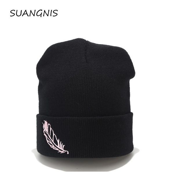 2020 new style feather embroidery hats women men knitted warm winter hats hip-hop casual cuffed beanies bonnet
2020 new style feather embroidery hats women men knitted warm winter hats hip-hop casual cuffed beanies bonnet