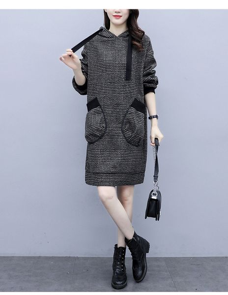2021 new feminine plus size plaid open pockets medium dress of large dimensions thicken dressed in winter hood f3d8, Black;gray
2021 new feminine plus size plaid open pockets medium dress of large dimensions thicken dressed in winter hood f3d8, Black;gray