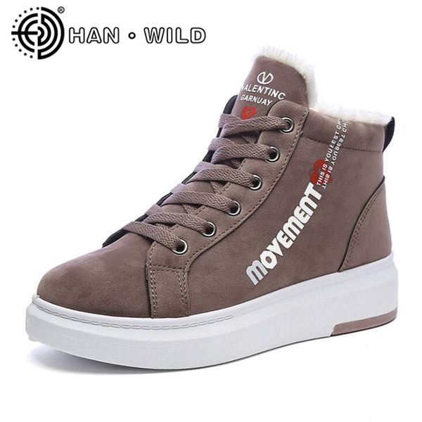 women winter warm snow boots women faux suede ankle boots female casual shoes fashion height increasing sneakers botas mujer 201021, Black
women winter warm snow boots women faux suede ankle boots female casual shoes fashion height increasing sneakers botas mujer 201021, Black