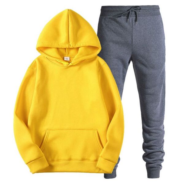 2022 autumn tracksuits men's sets 2-piece hoodies+pants letter print sport suits casual men/women sweatshirts brand sportswear, Gray
2022 autumn tracksuits men's sets 2-piece hoodies+pants letter print sport suits casual men/women sweatshirts brand sportswear, Gray