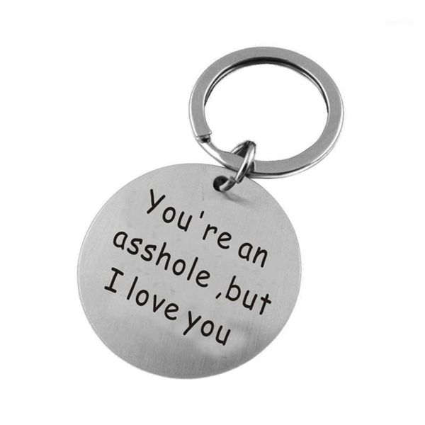 you're an asshole but i love you keychain stainless steel keyring funny valentine's gifts for boyfriend or husband1
you're an asshole but i love you keychain stainless steel keyring funny valentine's gifts for boyfriend or husband1