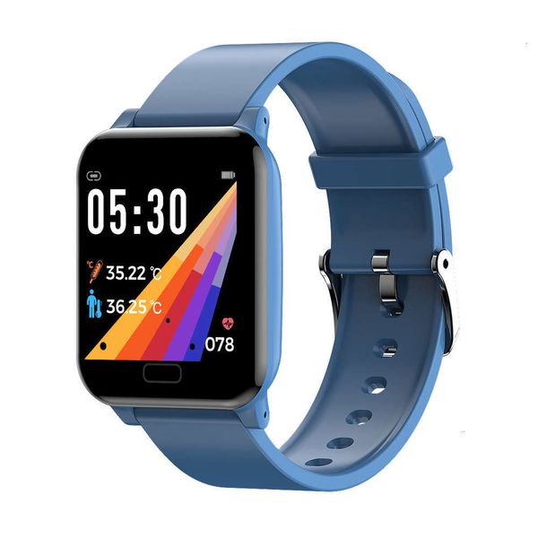 p6 temperature measuring intelligent watch heart rate sports bracelet high definition color screenbgt
p6 temperature measuring intelligent watch heart rate sports bracelet high definition color screenbgt
