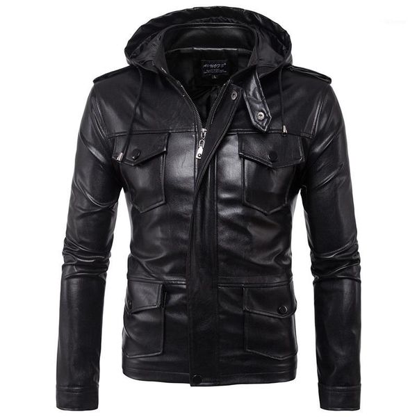 2019 new europe america mens hooded motorcycle leather jacket autumn multi-pocket black pu leather jacket coat big size 5xl,b0051
2019 new europe america mens hooded motorcycle leather jacket autumn multi-pocket black pu leather jacket coat big size 5xl,b0051