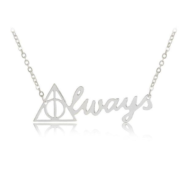 fashion vintage triangular harry always necklace pendant death hallows necklaces pendants for women wedding jewelry, Silver
fashion vintage triangular harry always necklace pendant death hallows necklaces pendants for women wedding jewelry, Silver