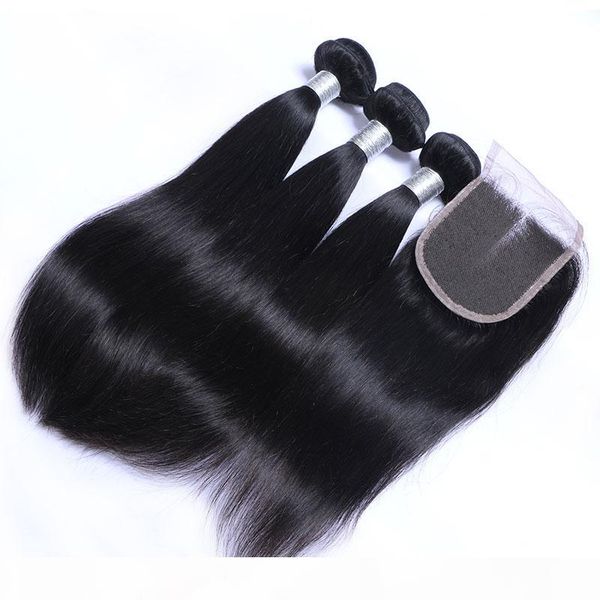 8a lace closure with 3 bundles brazilian virgin human hair weaves malaysian indian cambodian peruvian straight remy human hair and closures, Black
8a lace closure with 3 bundles brazilian virgin human hair weaves malaysian indian cambodian peruvian straight remy human hair and closures, Black